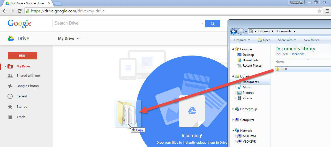 special click for google drive for mac