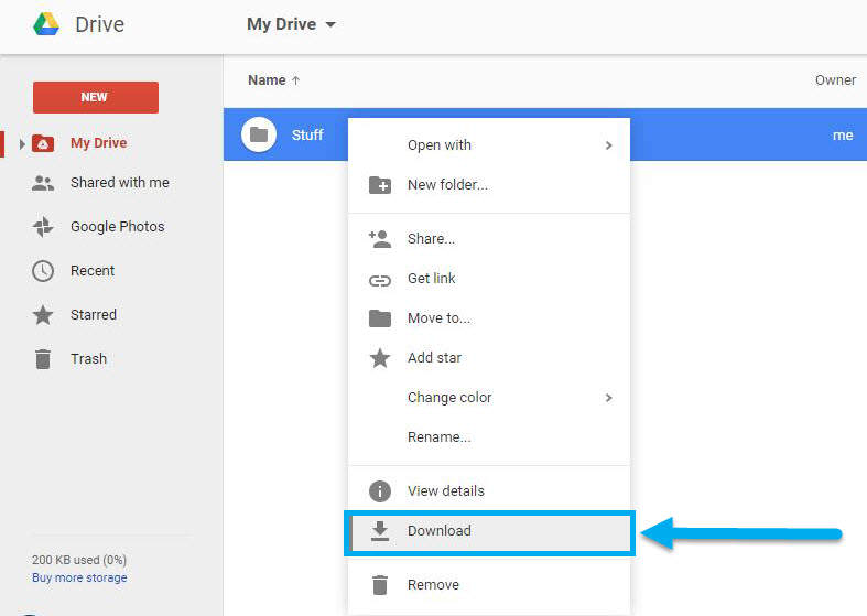 google drive for windows red x on file