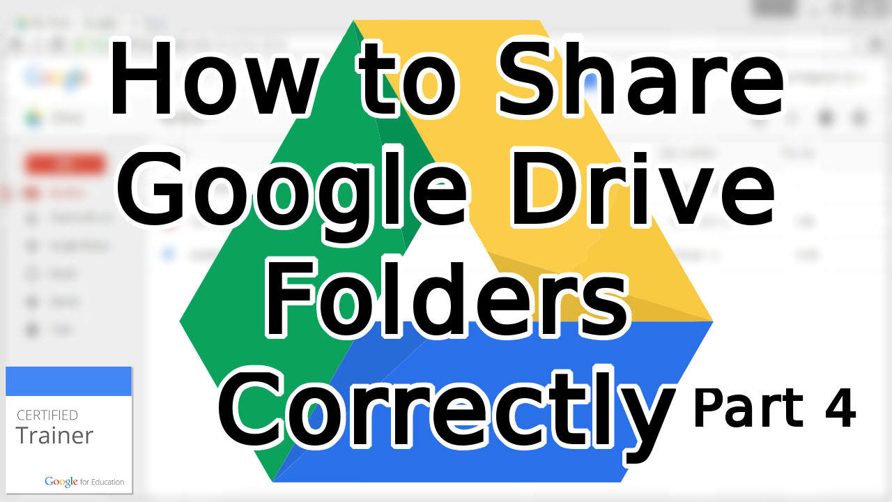 How To Share Google Drive Folders Folder Permissions